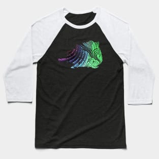 Psychedelic Hamster Baseball T-Shirt